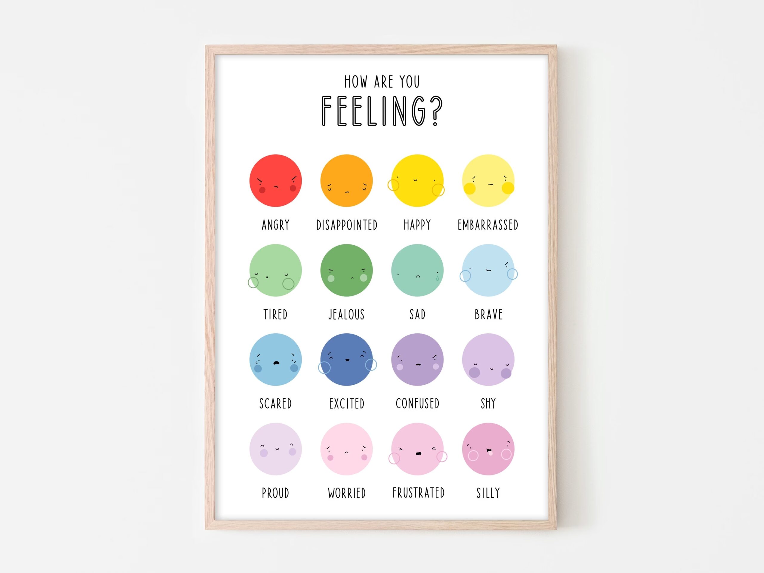 Printable Feeling Emotion Poster - Printable JD