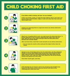 Printable First Aid Choking Poster - Printable JD