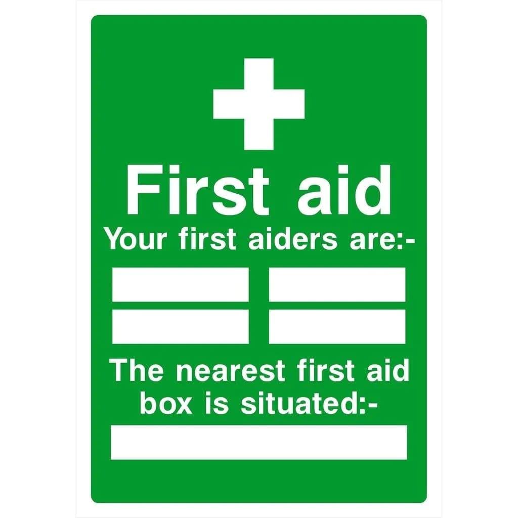 Printable First Aid Poster Printable JD