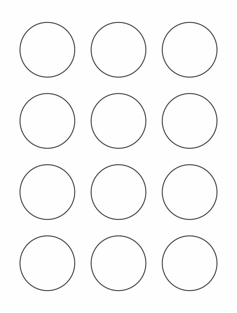 Printable French Macaron Template - Printable JD