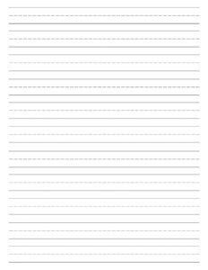 Printable Fundations Lined Paper - Printable Jd