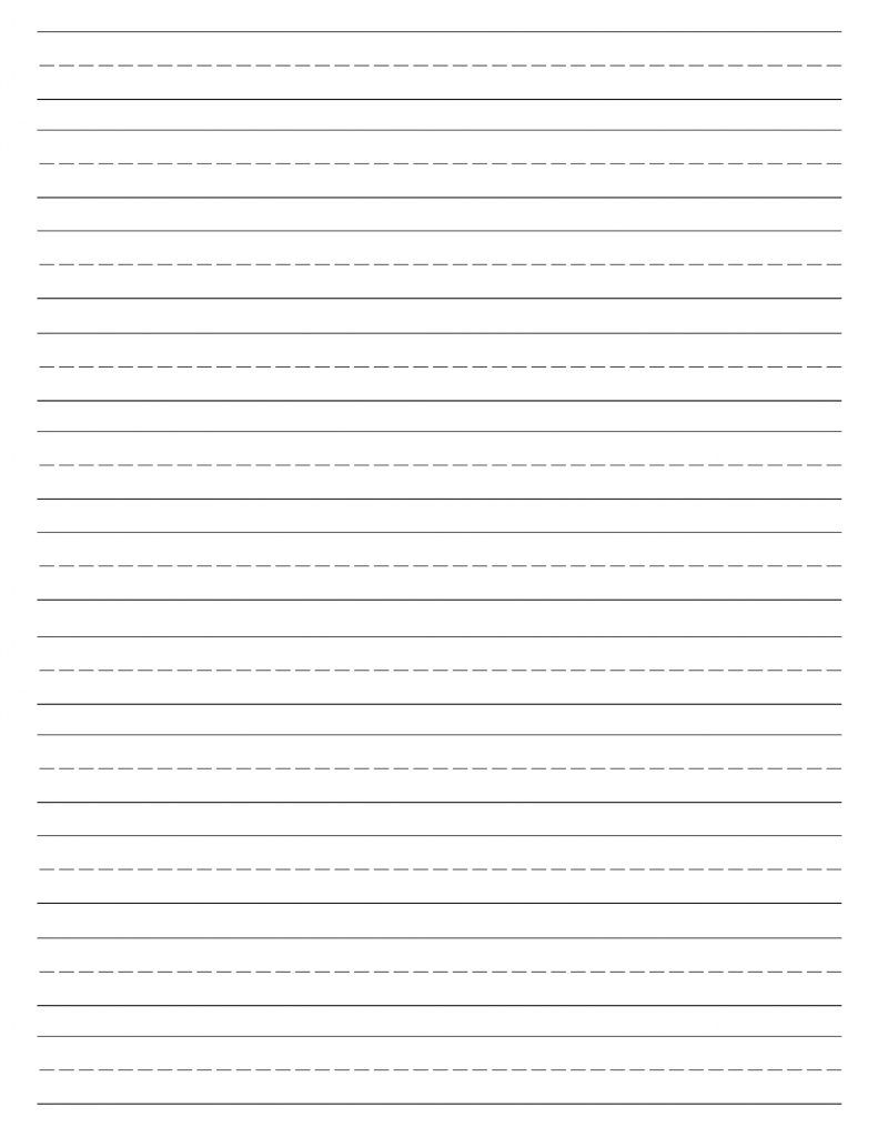 Printable Fundations Lined Paper_51722
