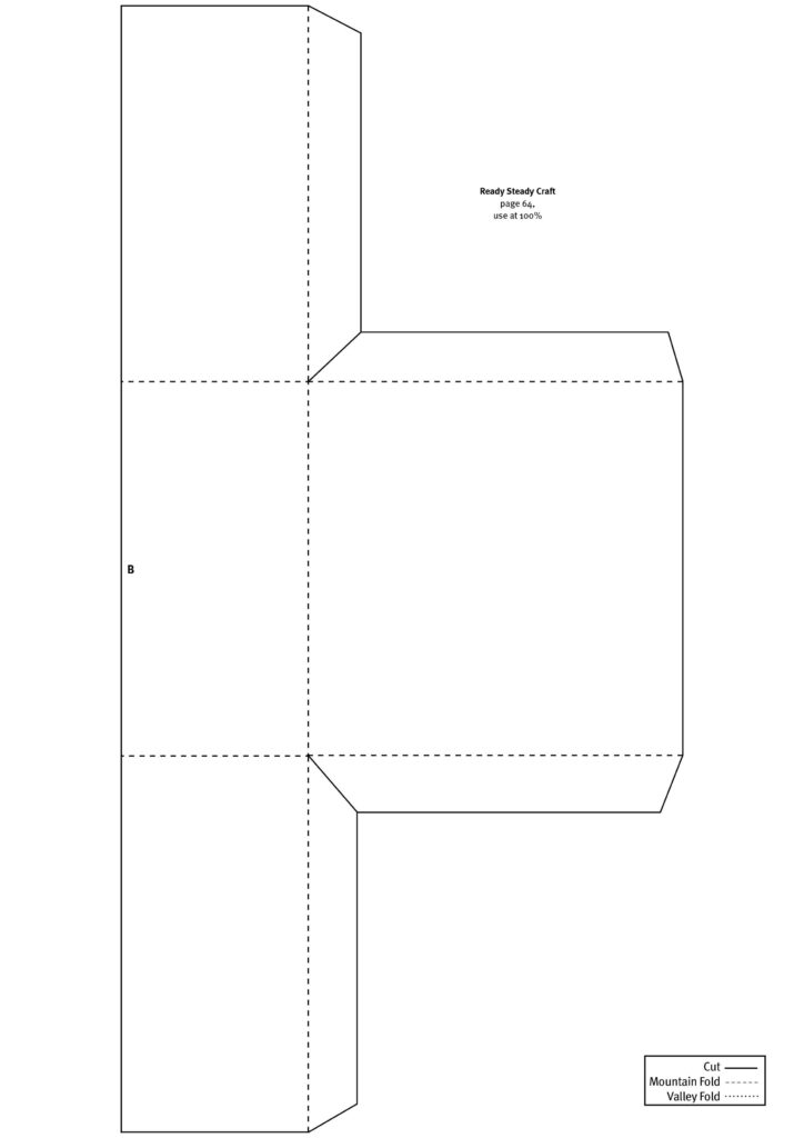 Printable Gift Box With Lid Template - Printable JD