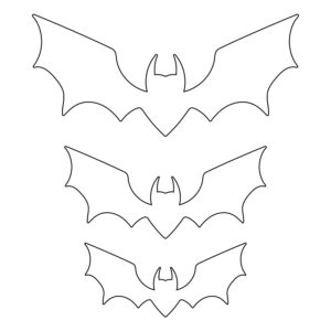 Printable Halloween Bat Stencil Cutouts_21699