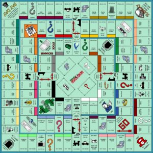 Printable Monopoly Board Game Template_69332