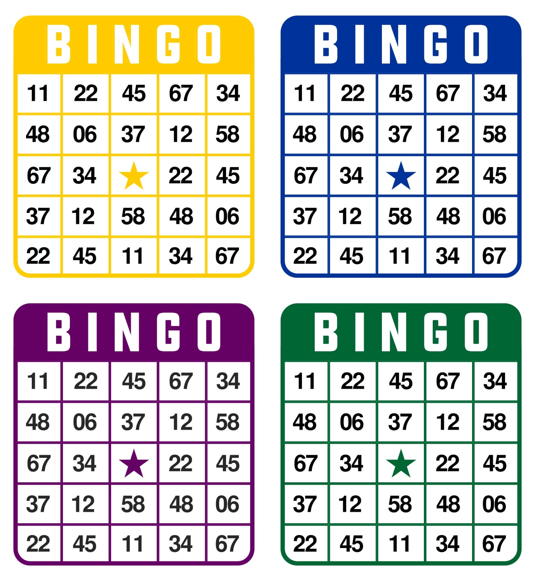 Printable Number Bingo Cards_21845