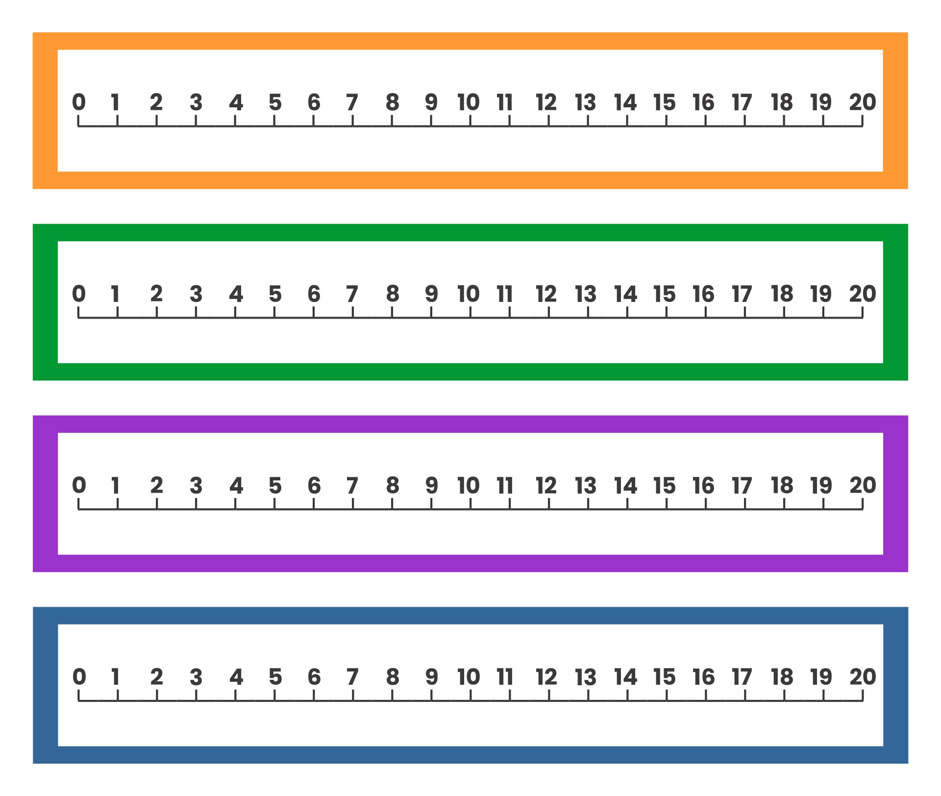 Printable Number Lines 0 20 Printable JD