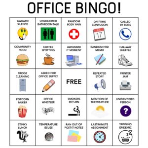 Printable Office Bingo_29781