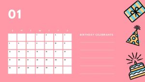 Printable Office Birthday List_25999