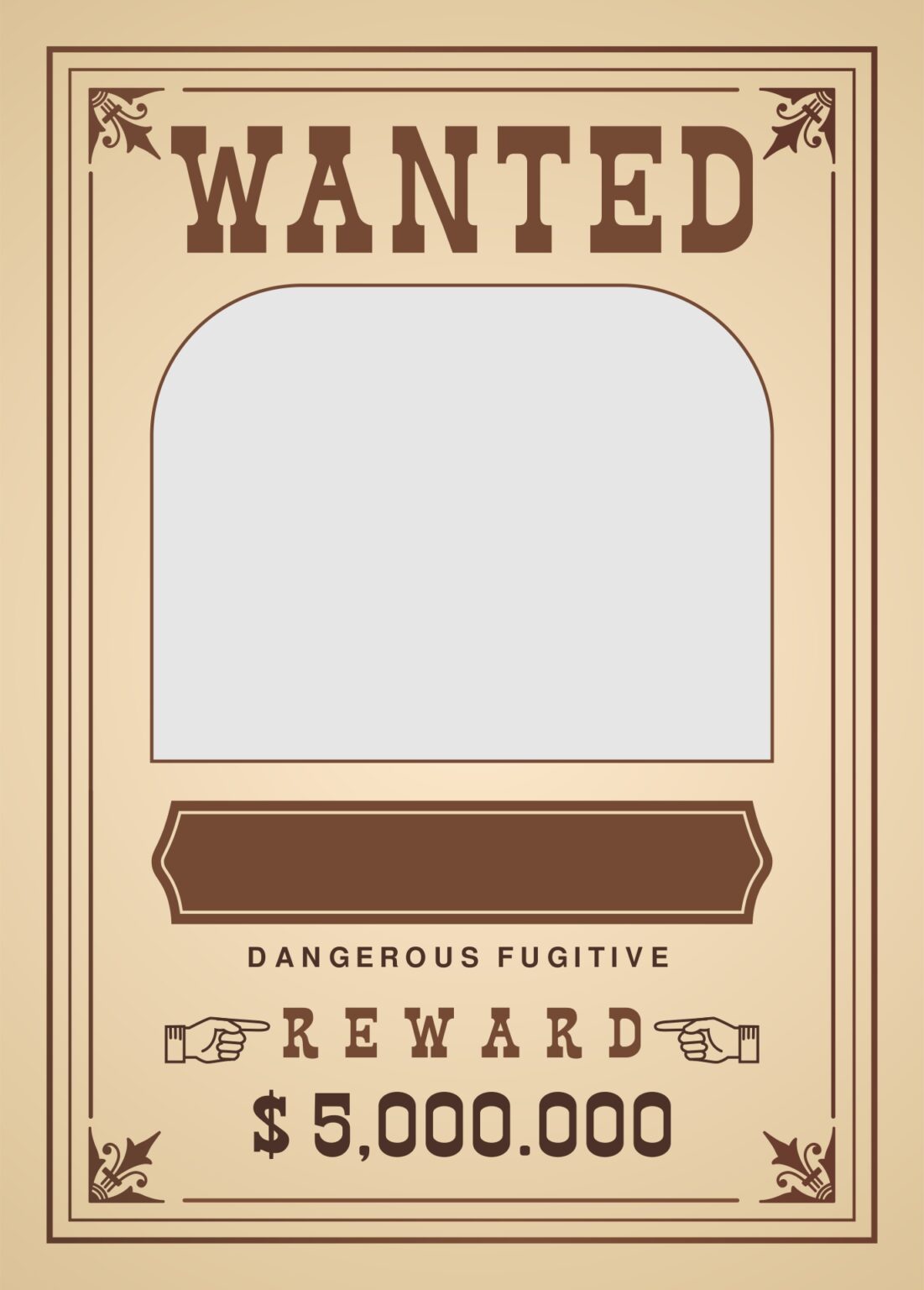 Printable Old West Wanted Posters - Printable JD