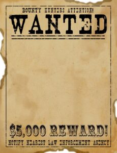 Printable Old West Wanted Posters_21955