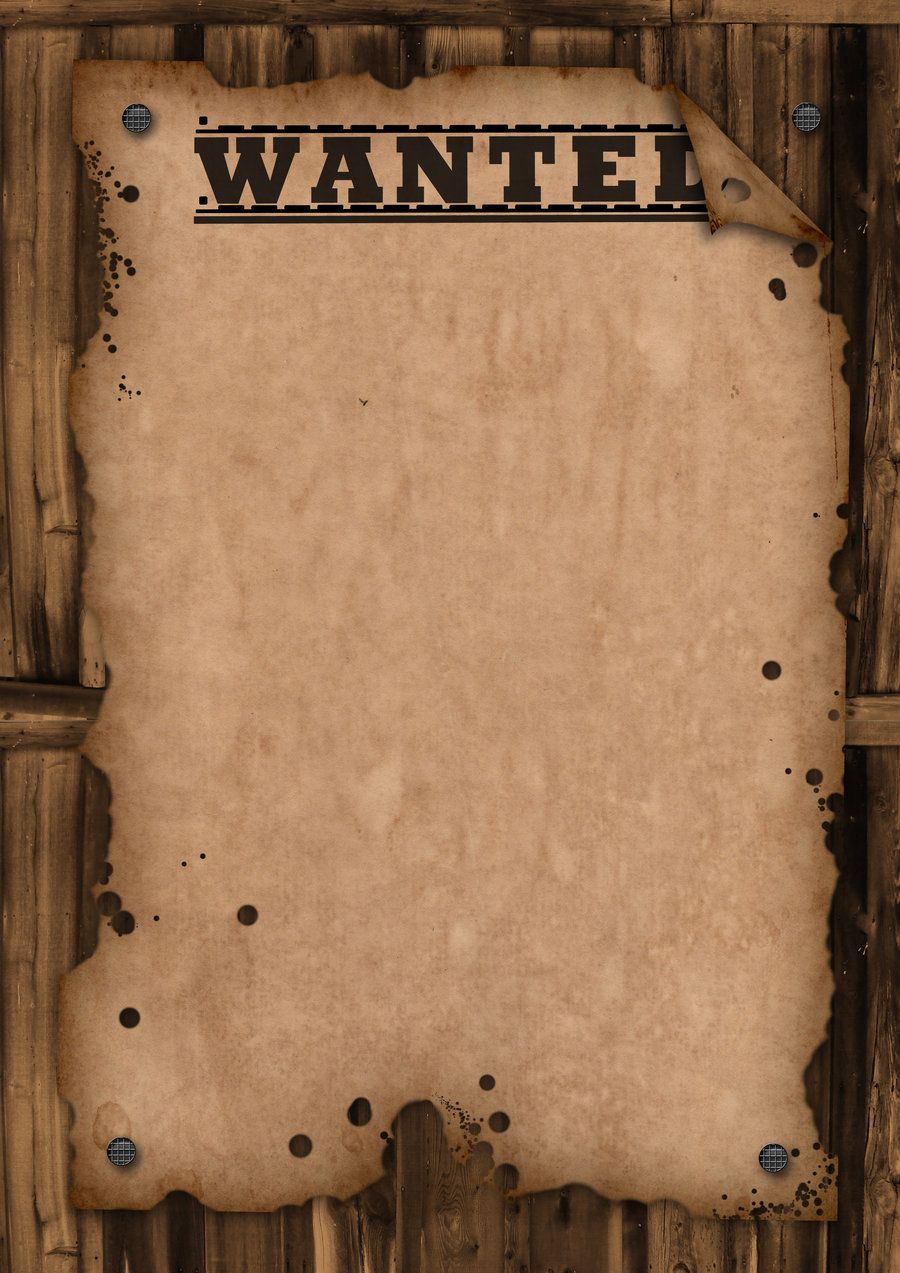 Printable Old West Wanted Posters_82300