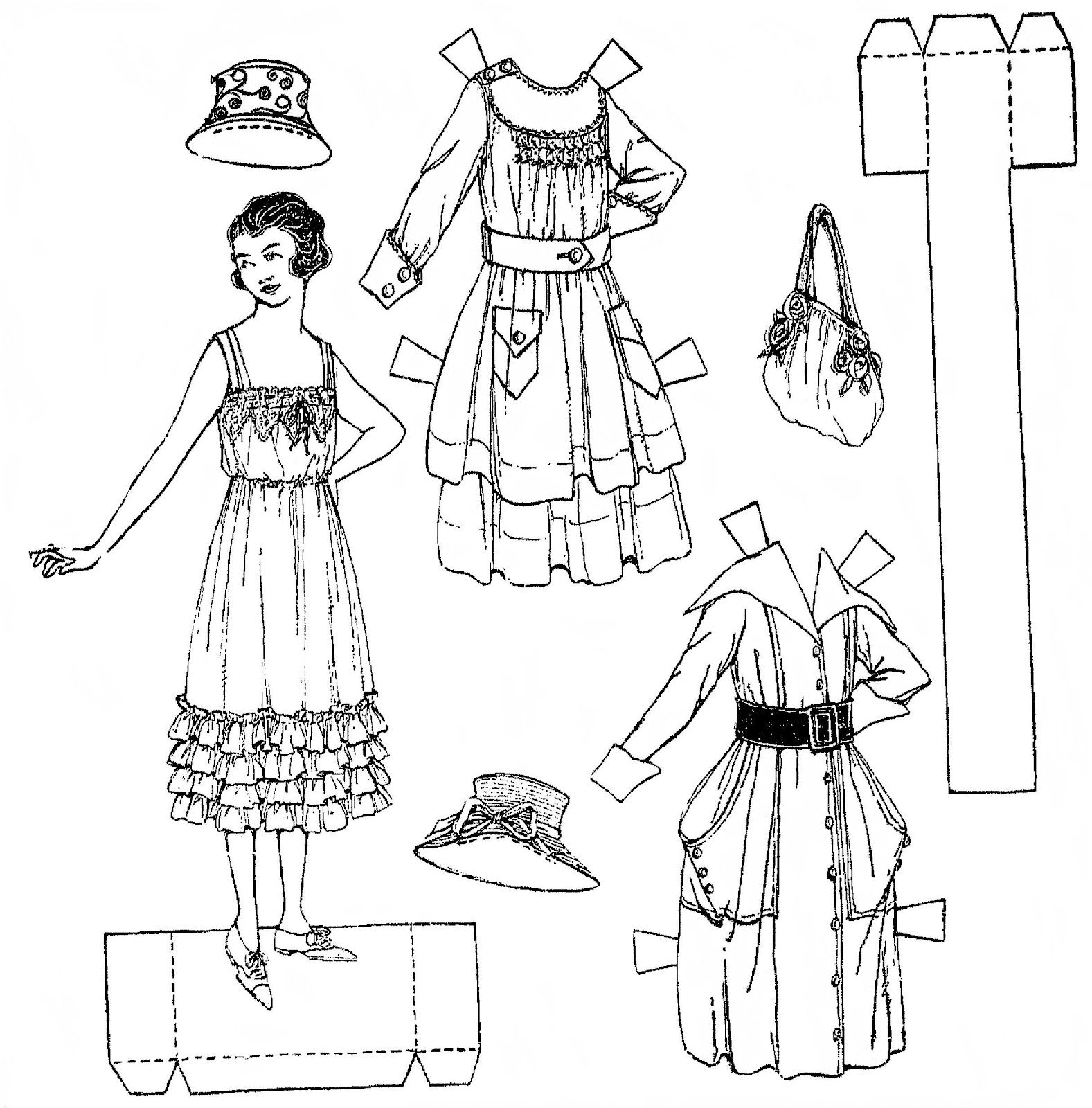 Printable Paper Dolls To Color_21588
