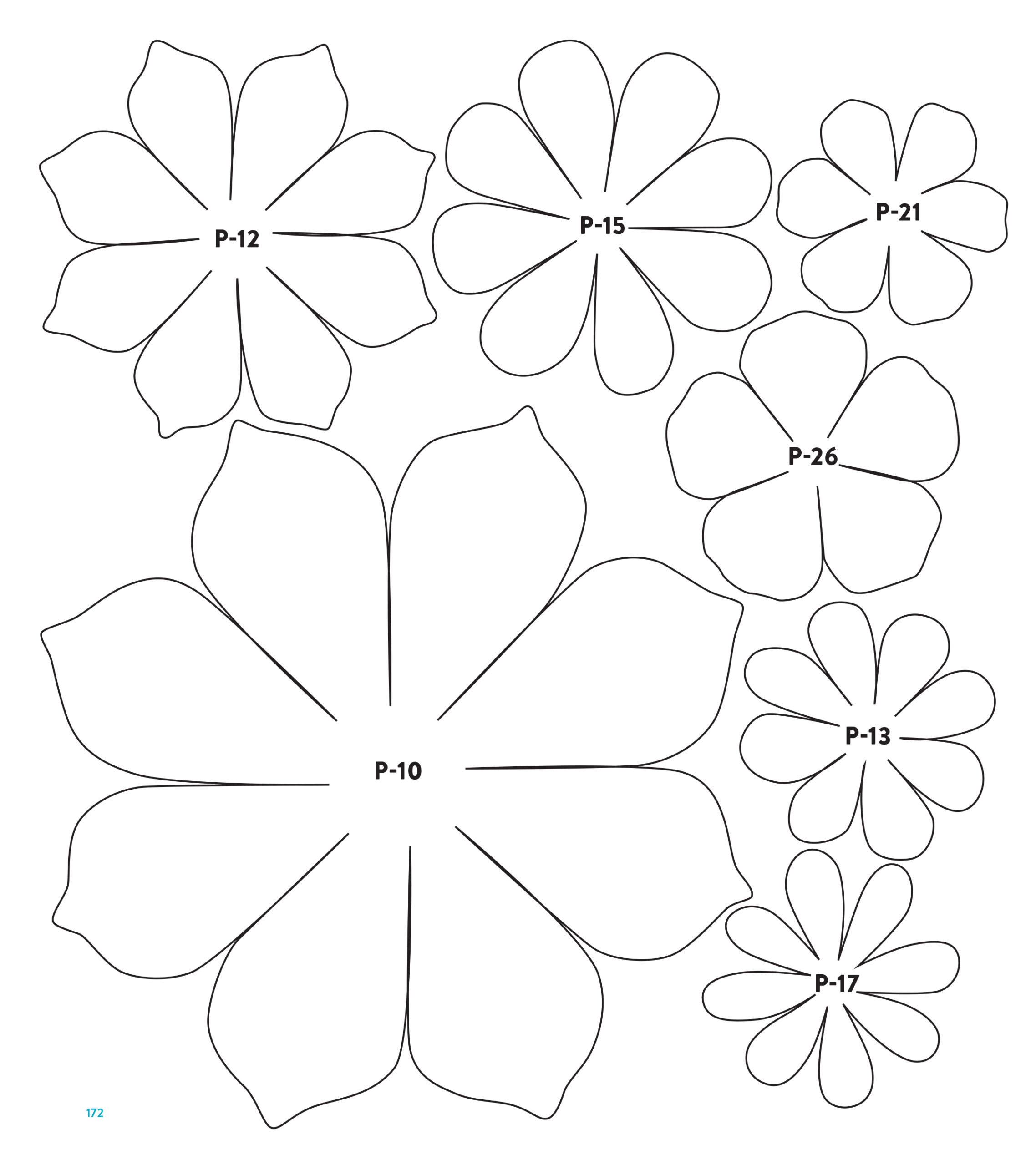 Printable Paper Flower Templates_81643