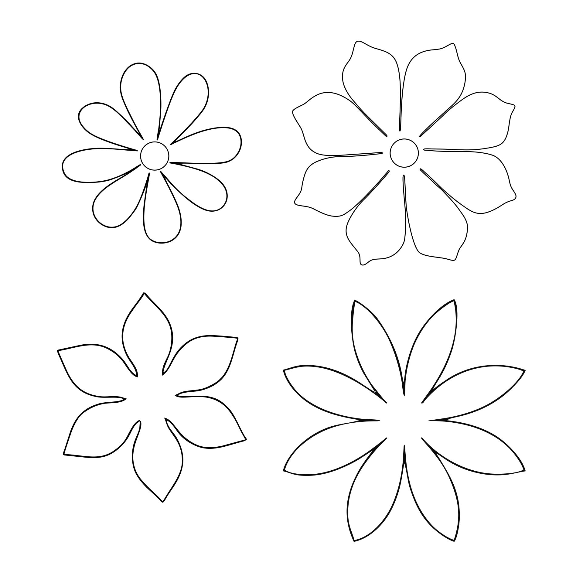 Printable Paper Flower Templates_81947