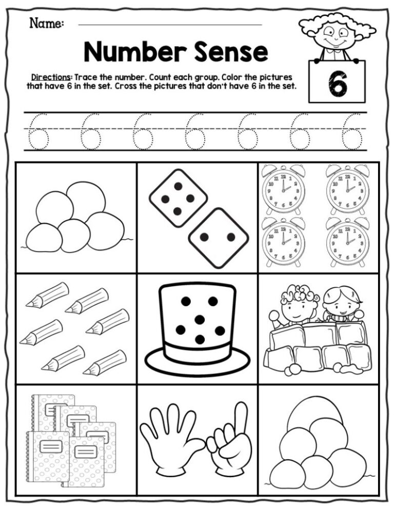 Printable Pre-K Worksheets Packets - Printable JD