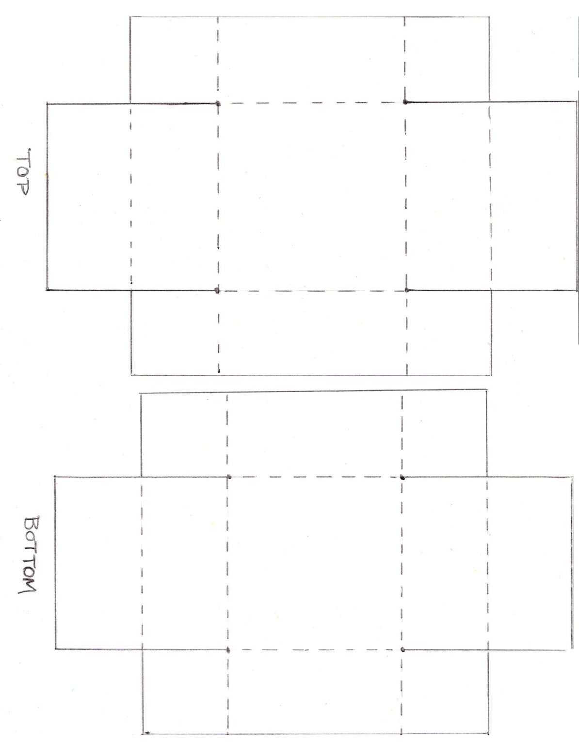 Printable Rectangular Box Template Printable JD