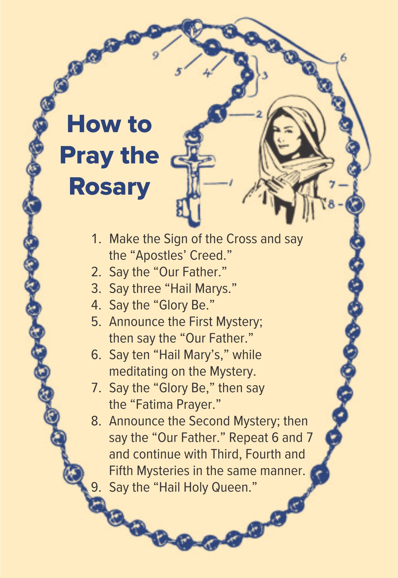 Printable Rosary Pamphlet Fold_521555