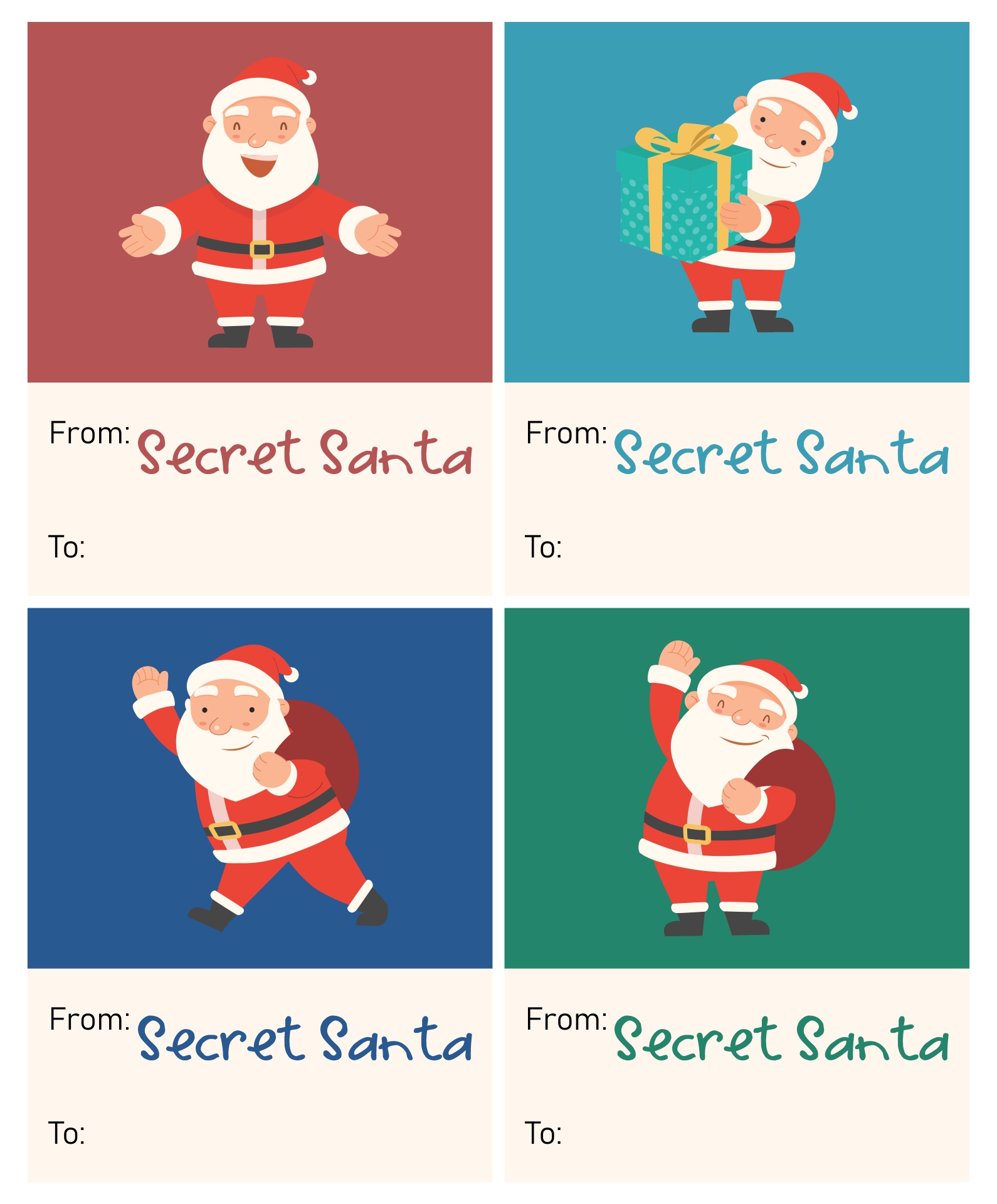 Printable Secret Santa Cards_52181