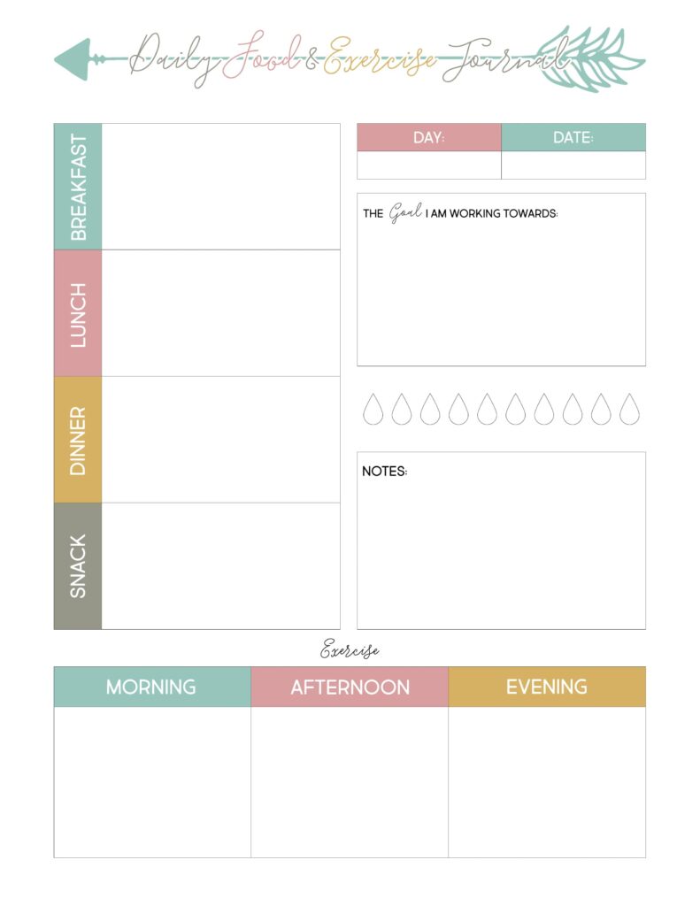Printable Weight Loss Logs Printable JD Printable Weight Loss Logs Printable JD