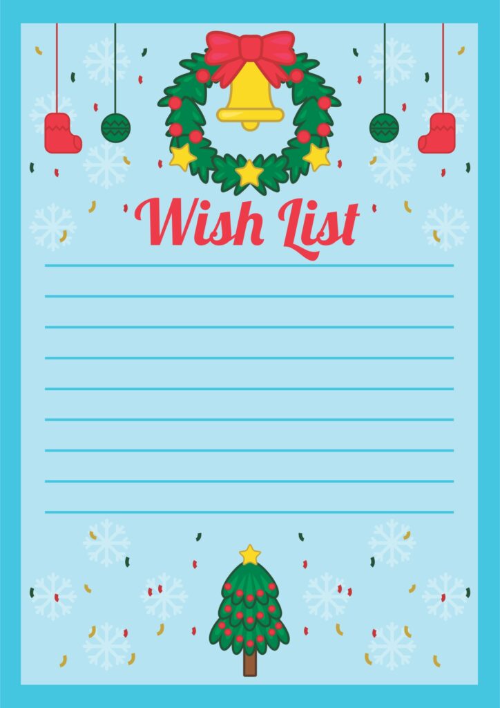 Printable Wish List - Printable JD