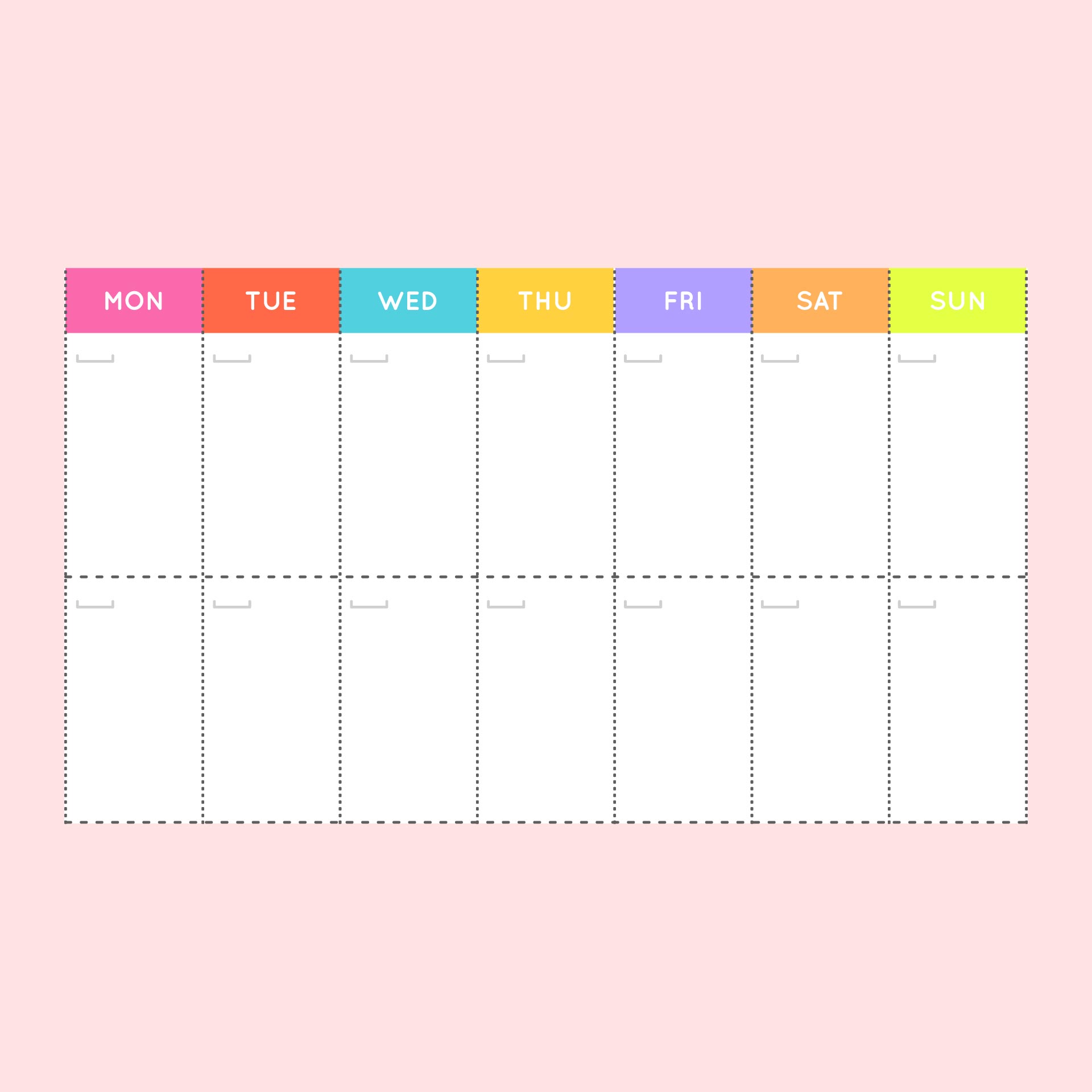 Printable 2 Week Calendar Weekly With Time_78009