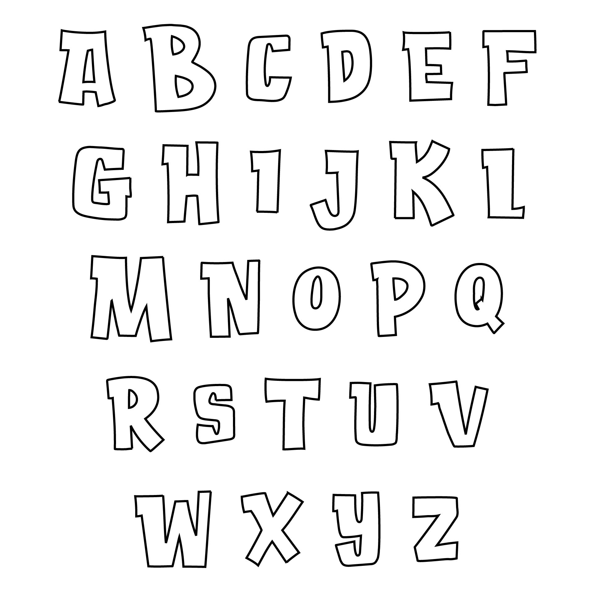 Printable Alphabet Applique Patterns_59200