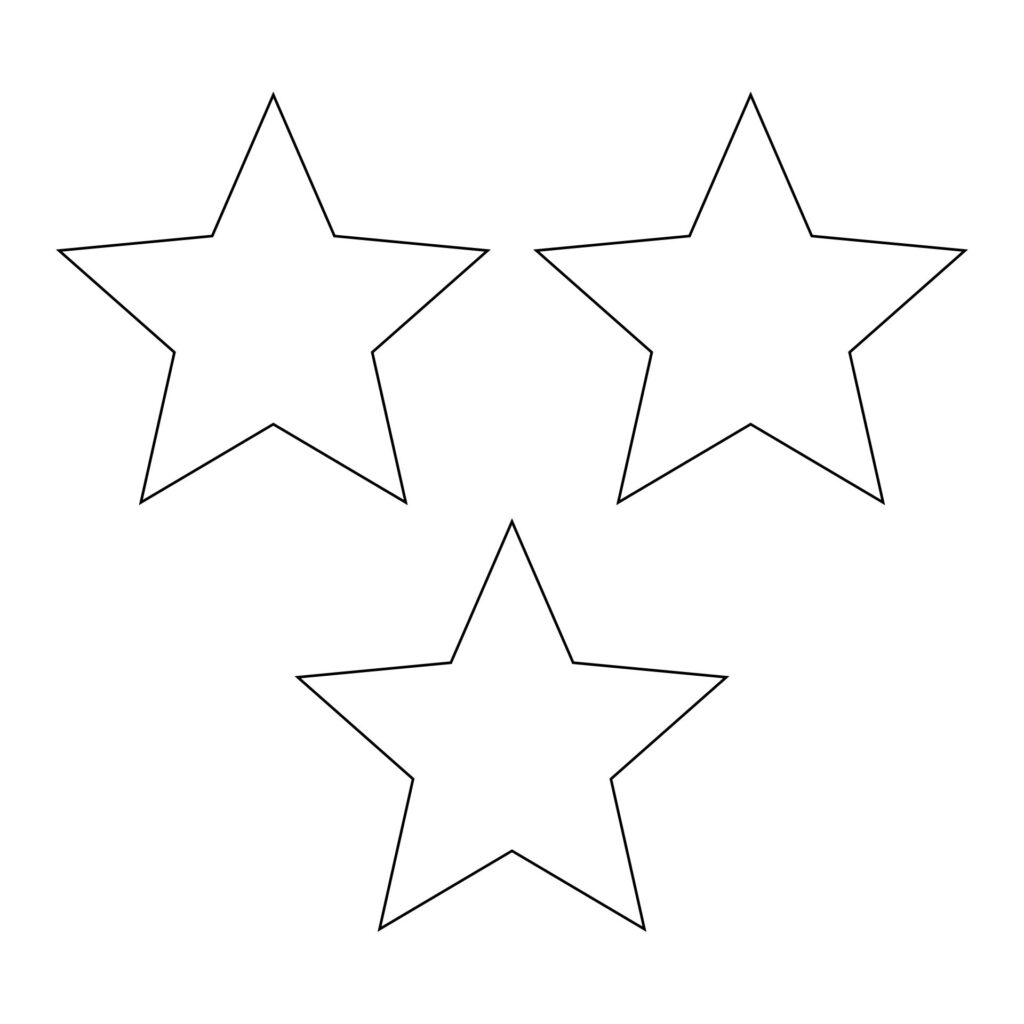 Printable Big Star Template Printable JD