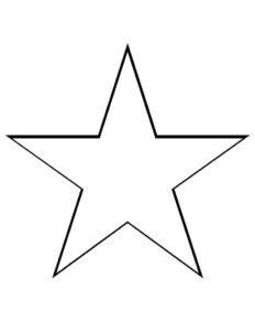 Printable Big Star Template Printable - Printable Big Star Template 93712 232x300 
