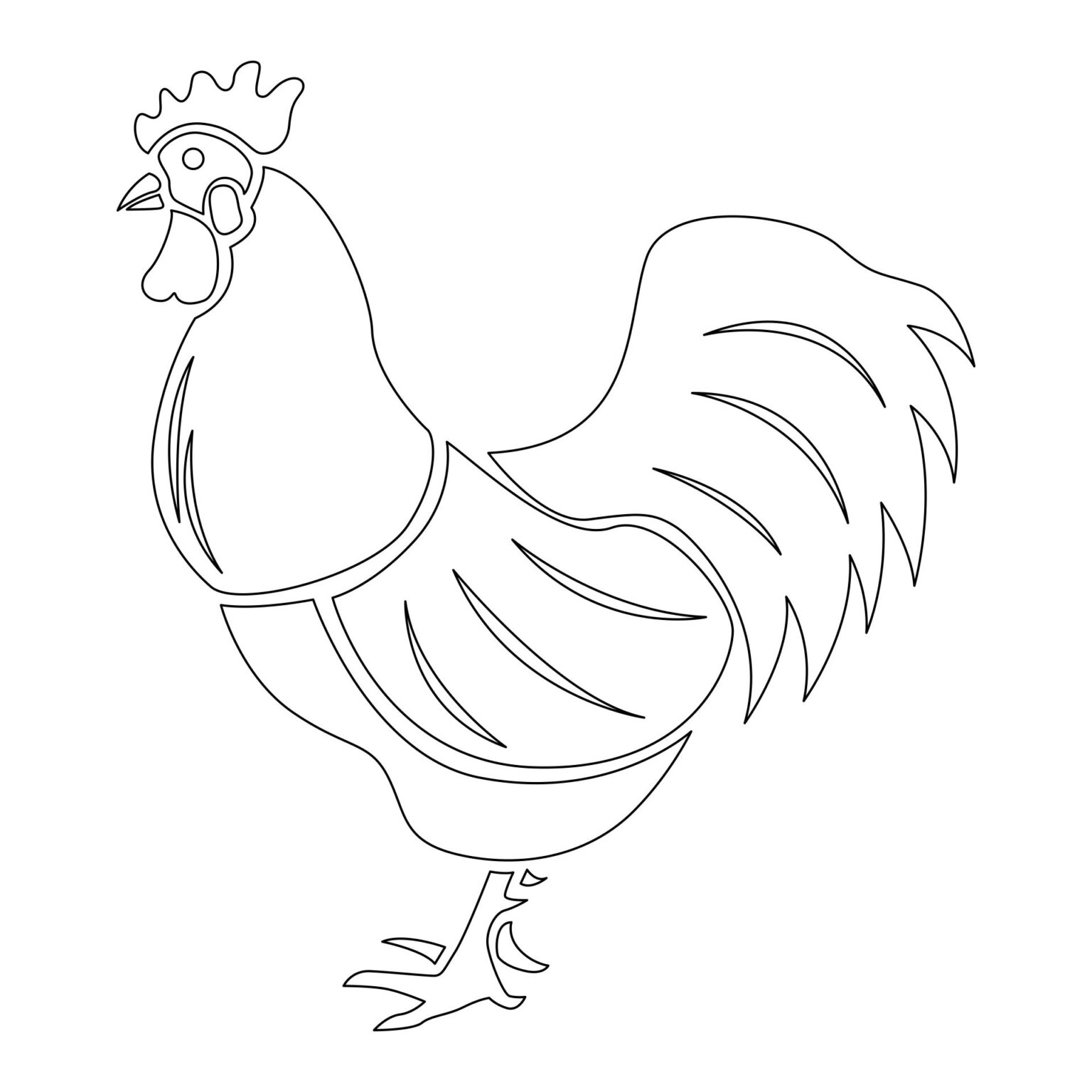 Printable Chicken Stencils - Printable JD