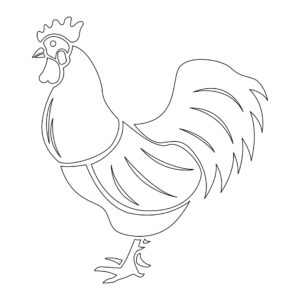 Printable Chicken Stencils_18347