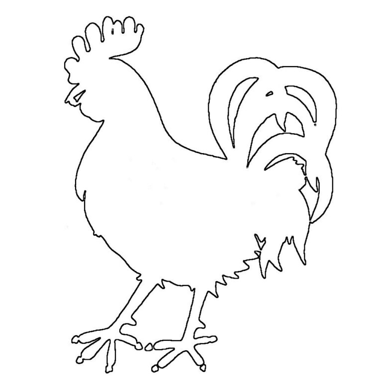 Printable Chicken Stencils - Printable JD