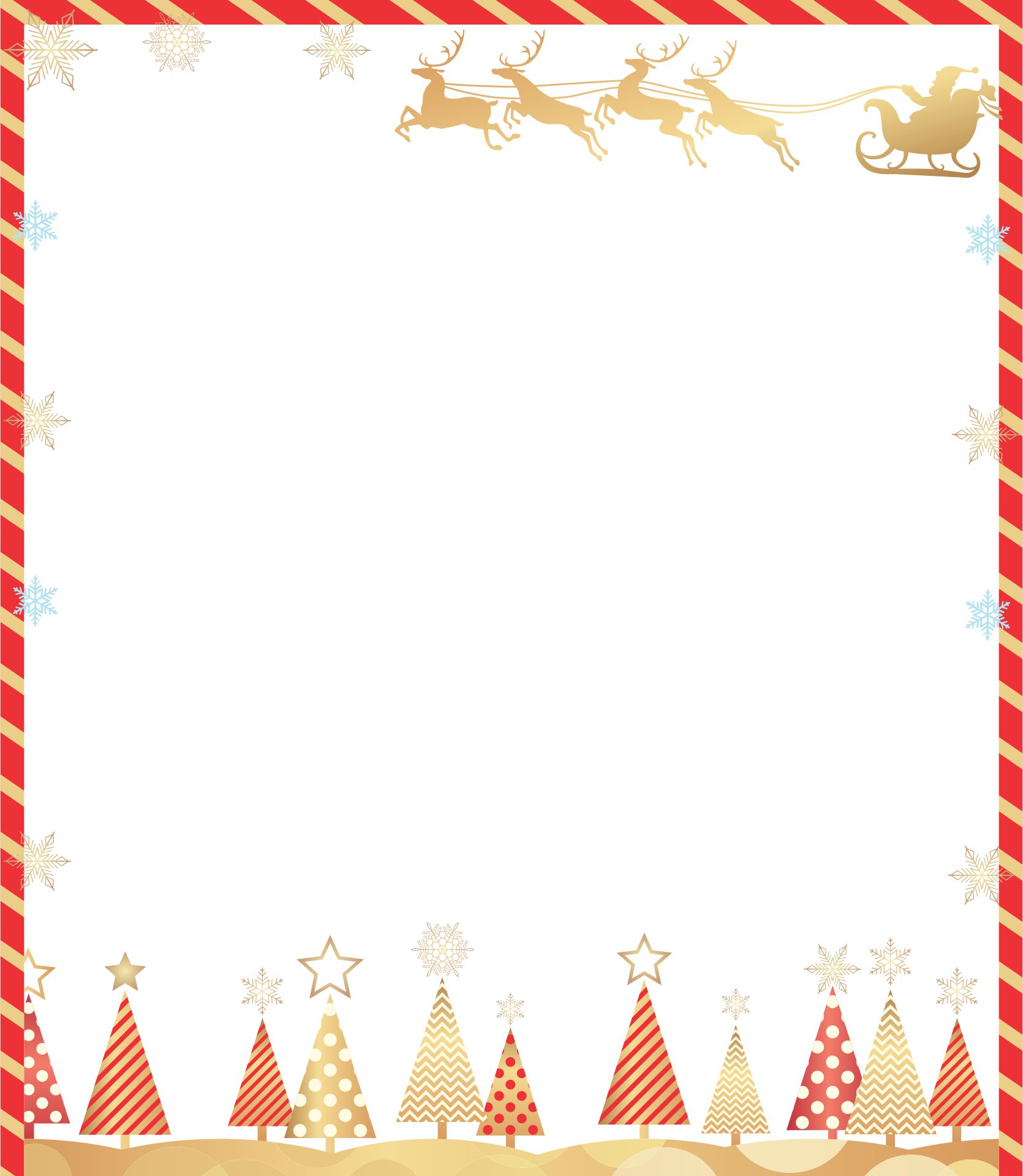 Printable Christmas Borders For Flyers_93000