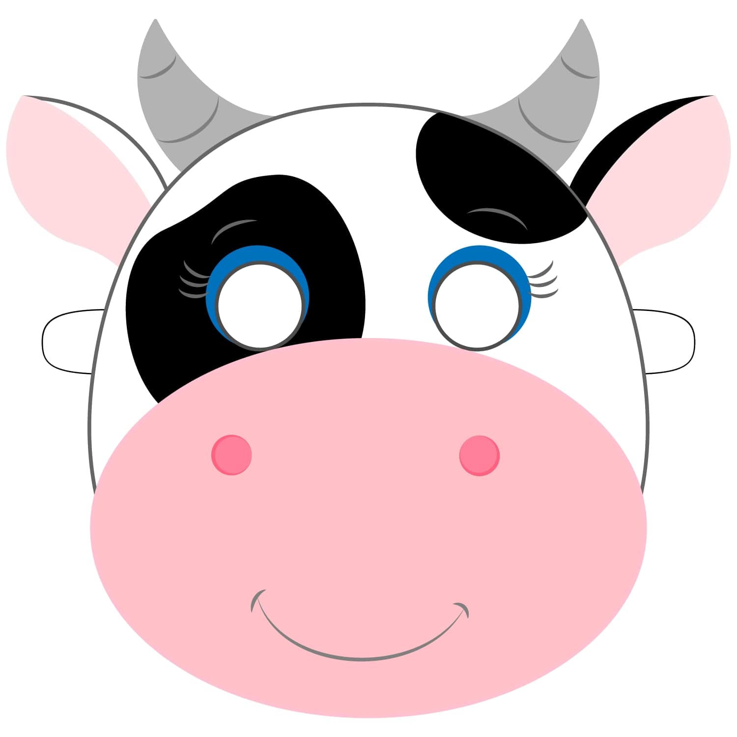 Printable Cow Mask_52911