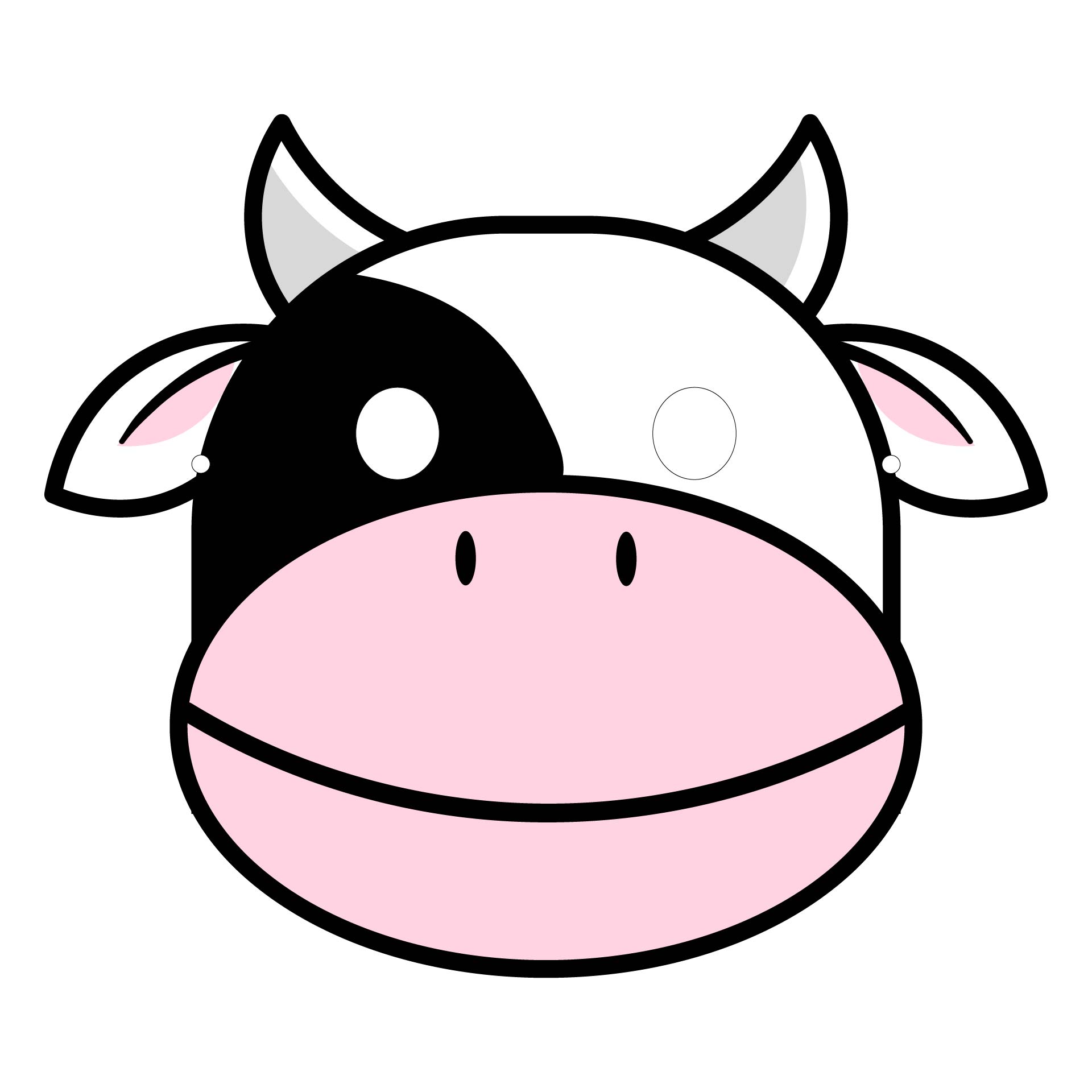 Printable Cow Mask_90014