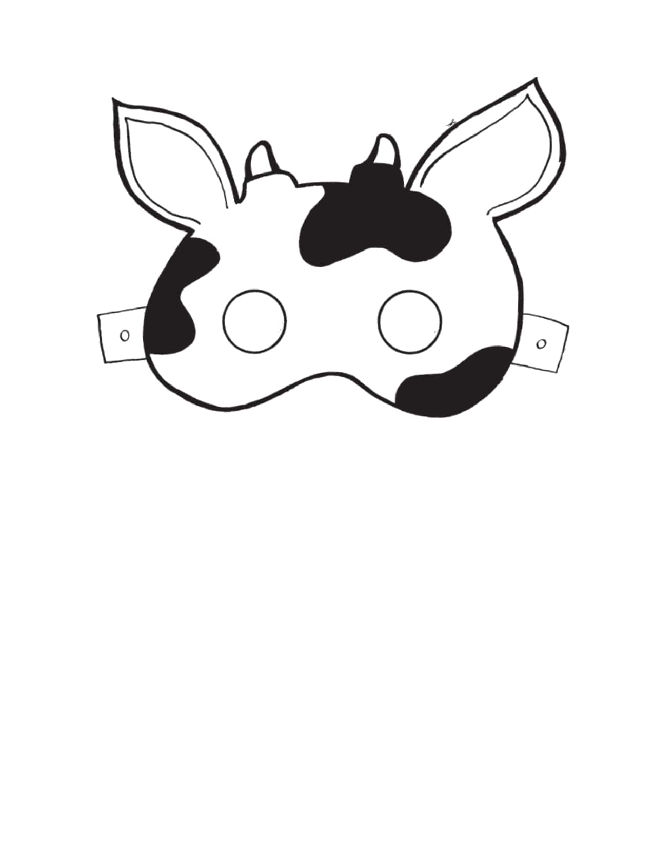 Printable Cow Mask_93008