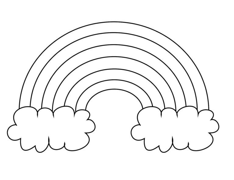 Printable Dot Rainbow Coloring Pages Printable JD