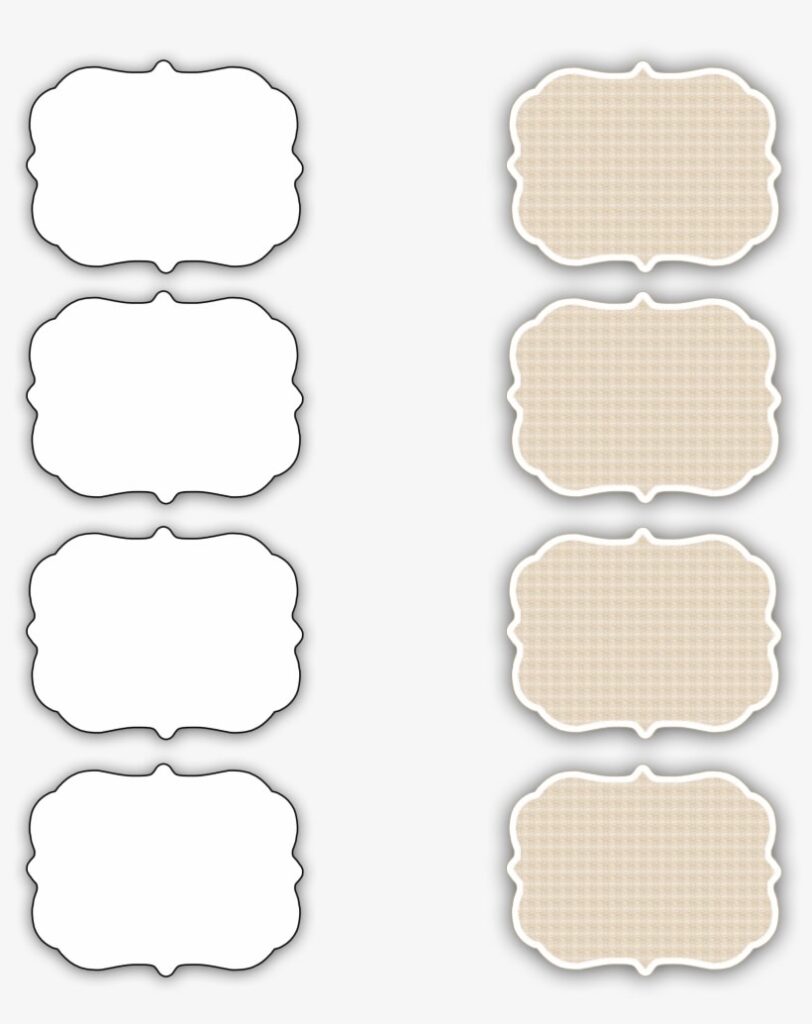 Printable Editable Gift Tags - Printable JD