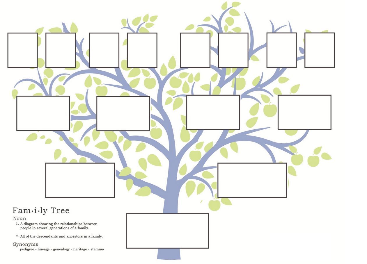 Printable Family Tree Worksheet_19037