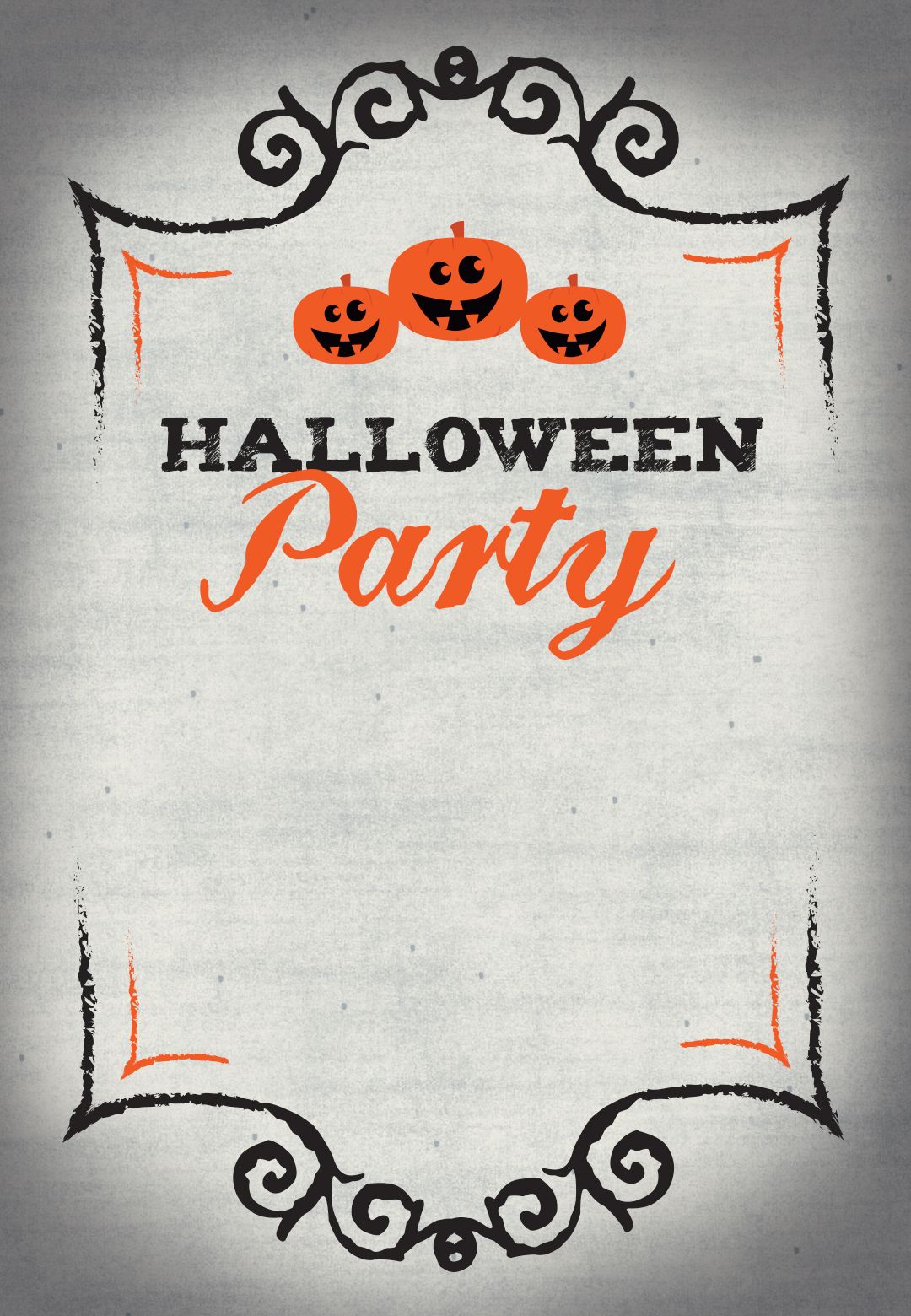 Printable Halloween Invitations Templates_52193