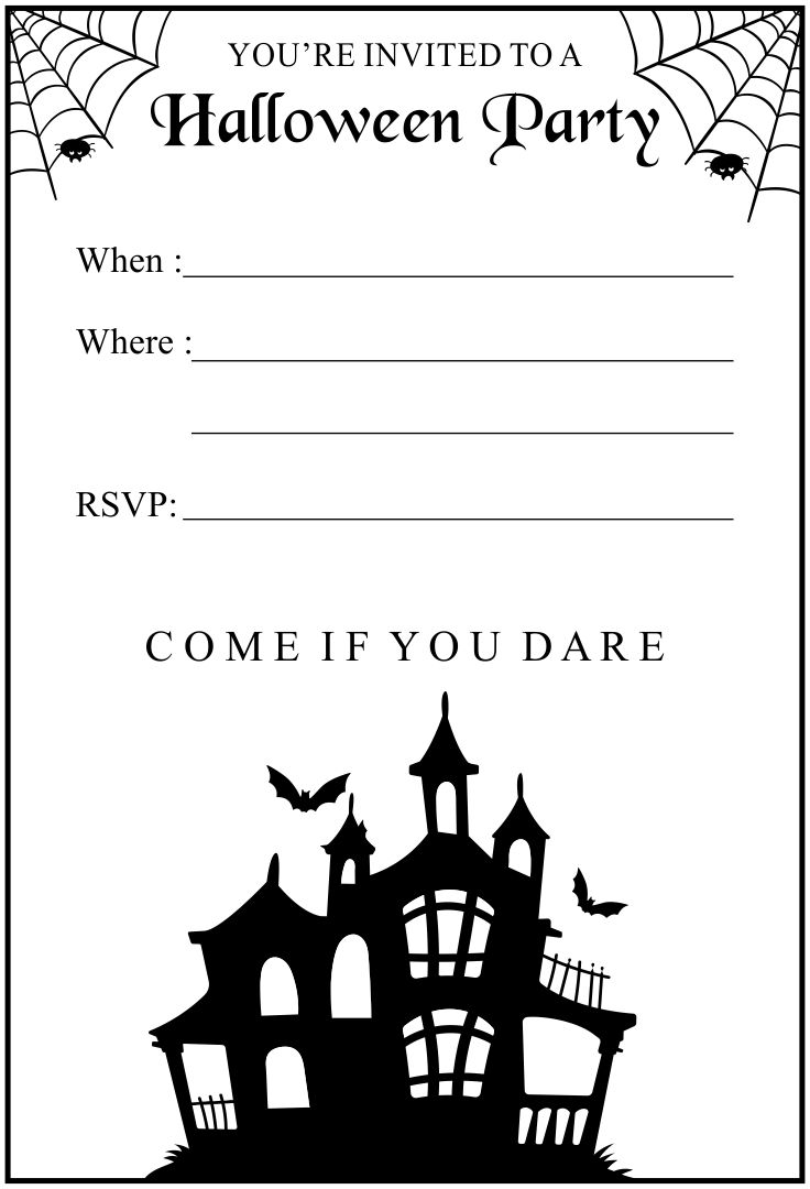 Printable Halloween Invitations Templates_9302
