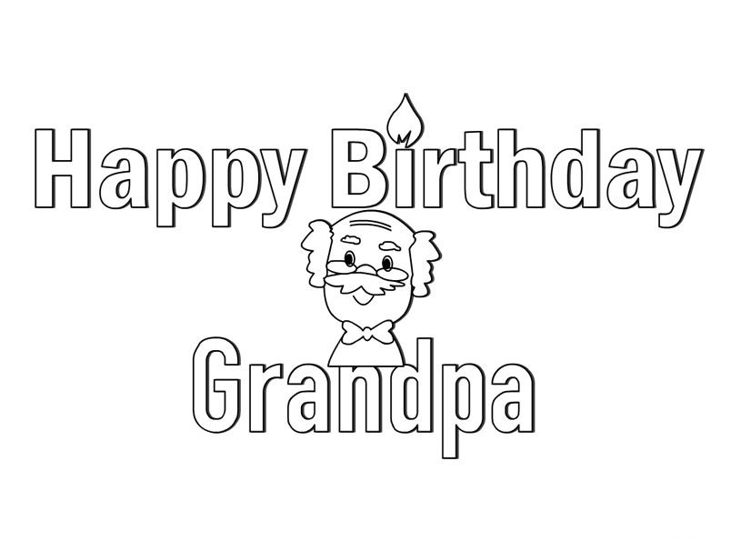 Printable Happy Birthday Grandpa_21374
