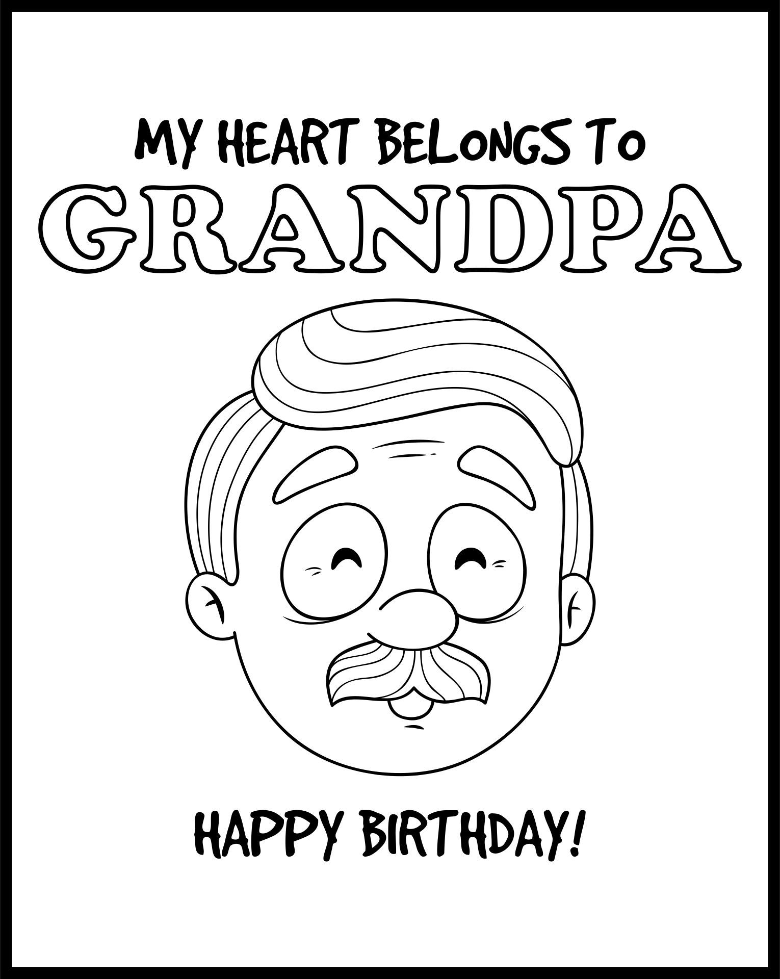 Printable Happy Birthday Grandpa_26991