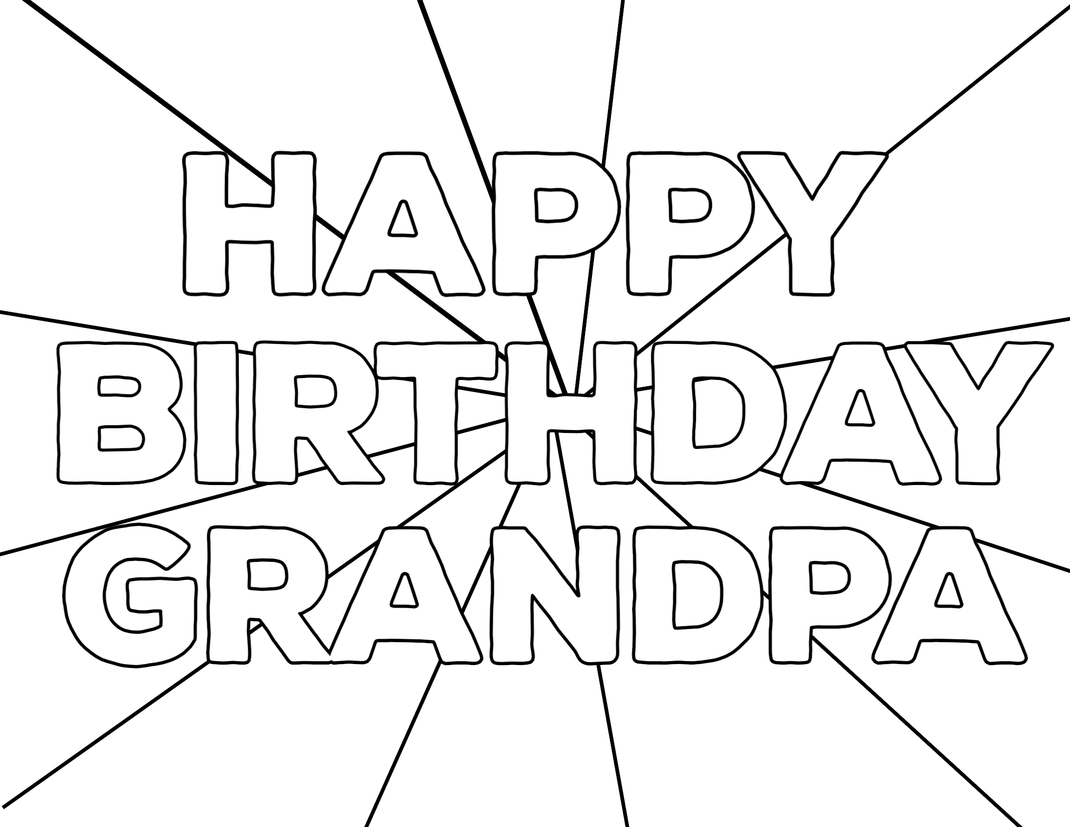 Printable Happy Birthday Grandpa_28166