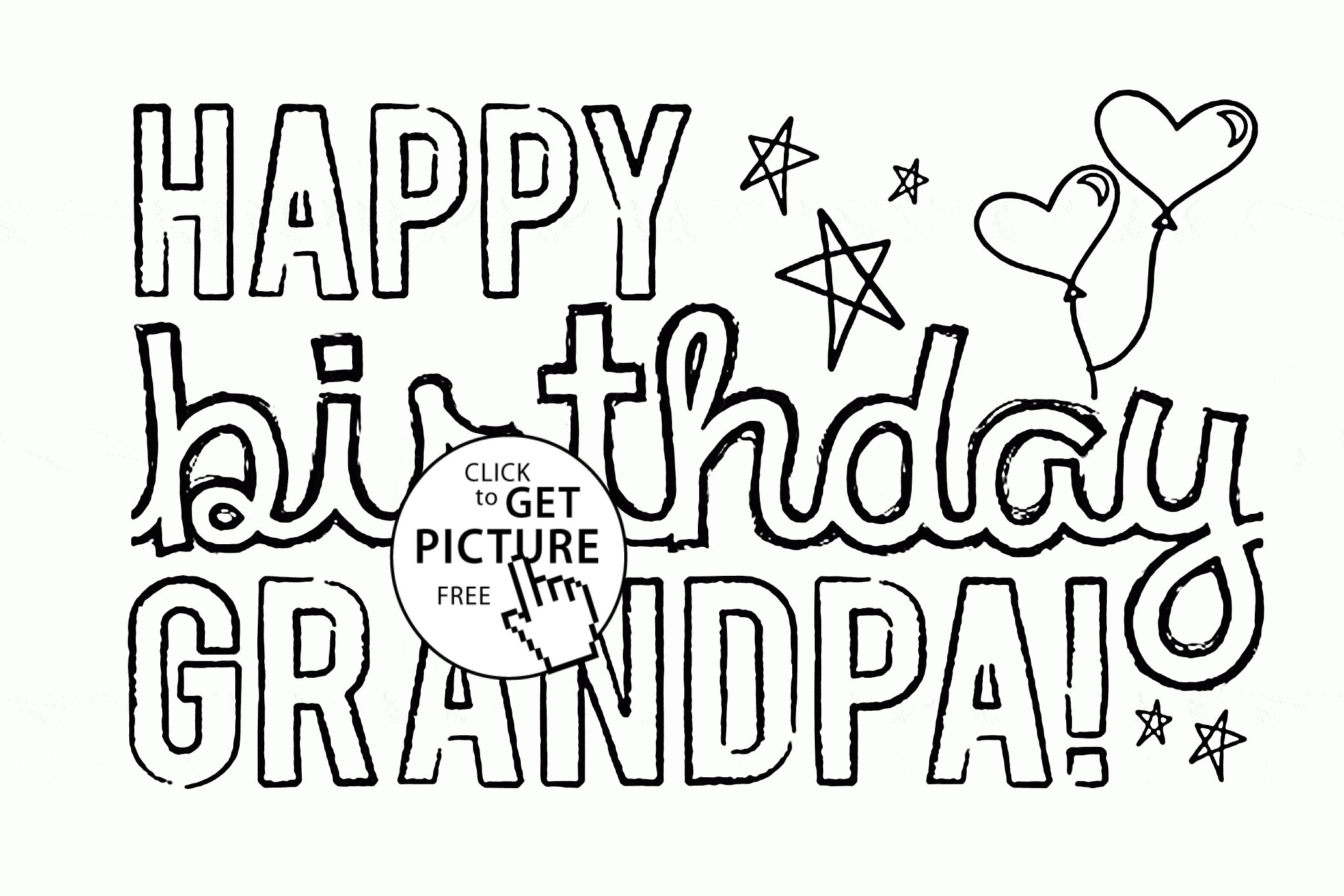 Printable Happy Birthday Grandpa_56344