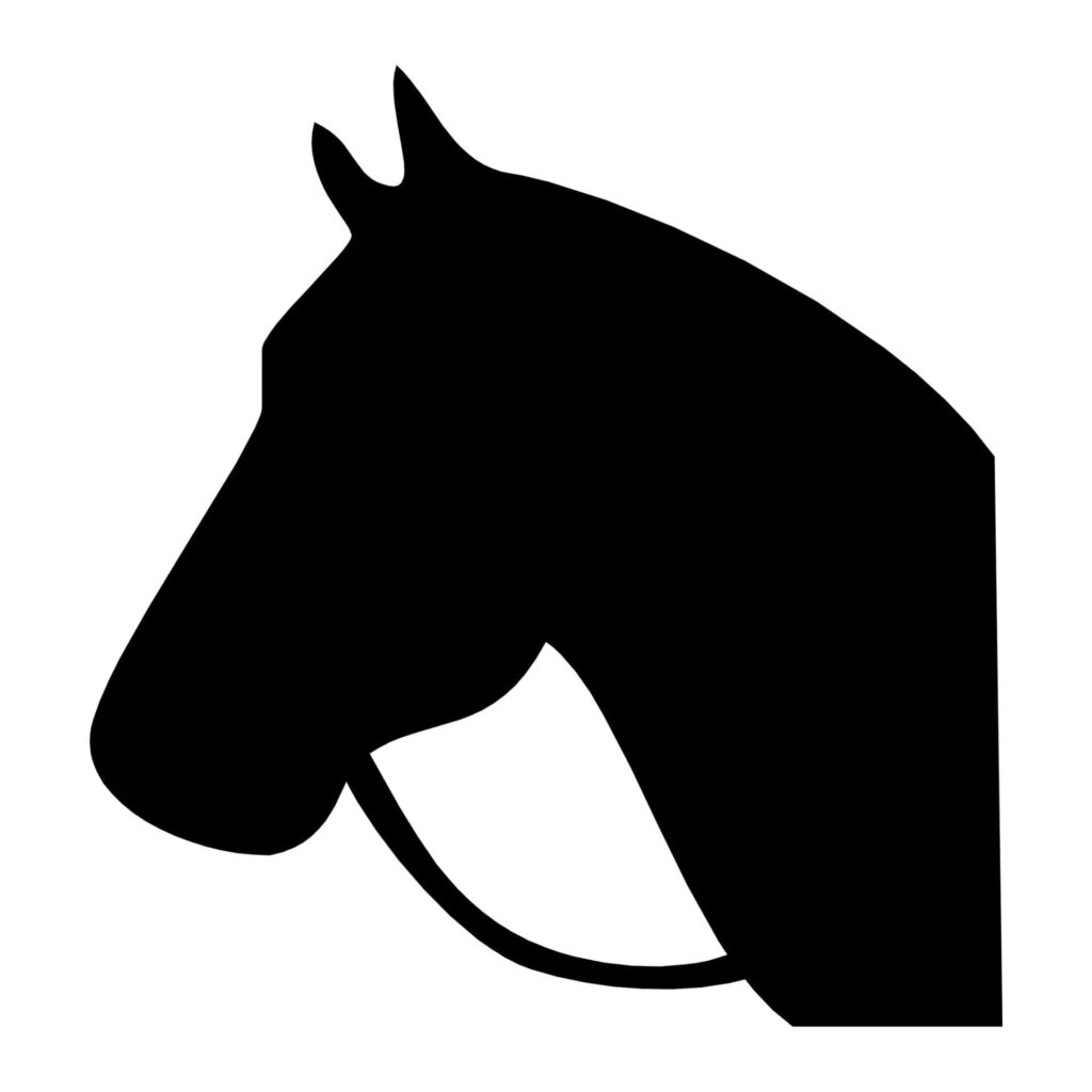 5 Best FREE Printable Horse Head Template Printable JD
