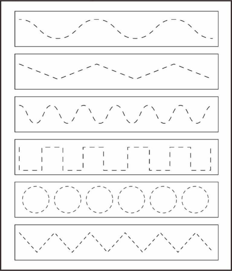 Printable Line Tracing Worksheets - Printable JD