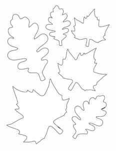 Printable Paper Leaf Patterns_18327