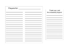 Printable Prayer Sheets Templates_20391