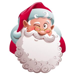 Printable Santa Claus Face Template_15974